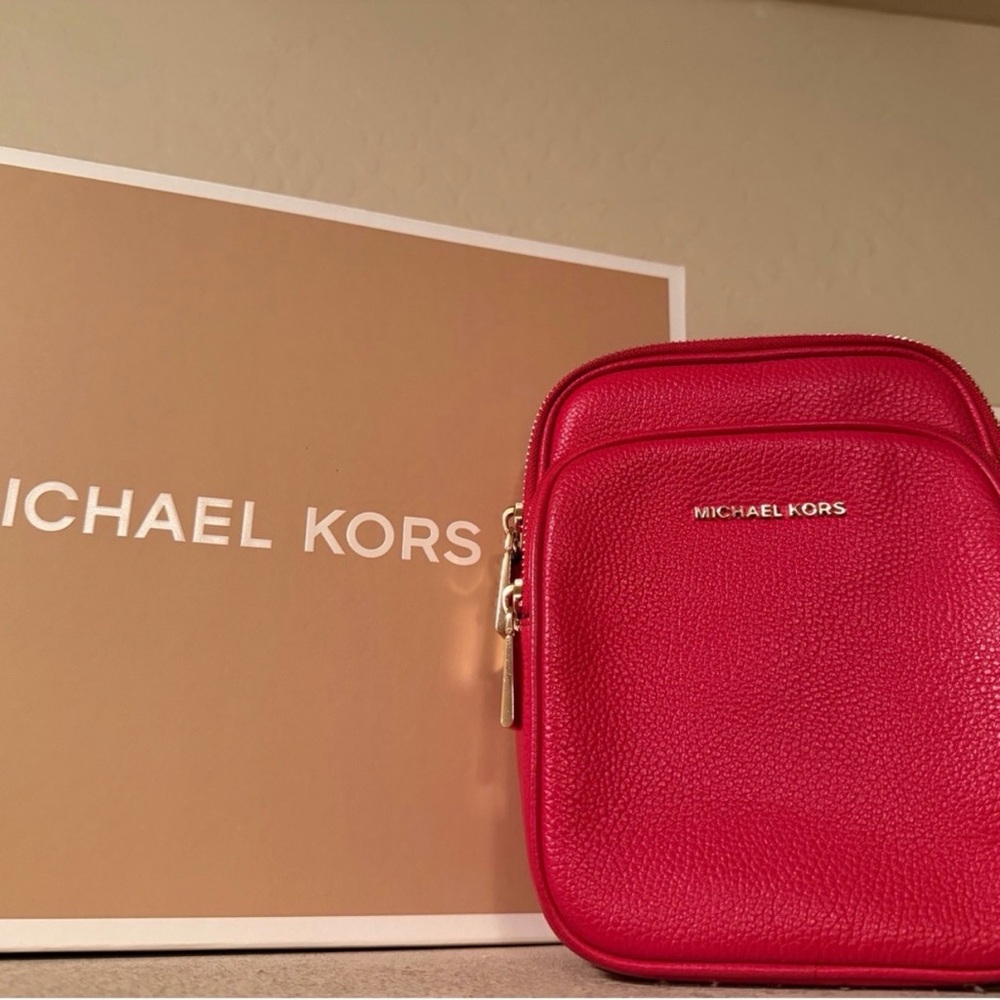 Michael Kors Red Crossbody Bag